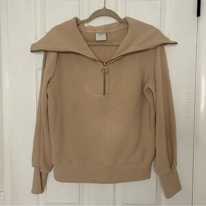 Varley Flawed Vine Half Zip Pullover Sweatshirt